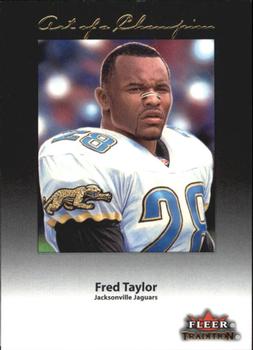 2001 Fleer Tradition - Art of a Champion #9 AC Fred Taylor Front
