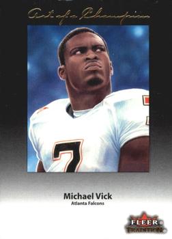 2001 Fleer Tradition - Art of a Champion #10 AC Michael Vick Front