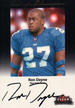 2001 Fleer Tradition - Art of a Champion Autographs #NNO Ron Dayne Front