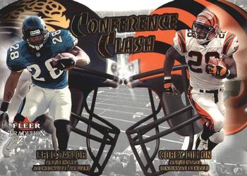2001 Fleer Tradition - Conference Clash #10 CC Corey Dillon / Fred Taylor Front