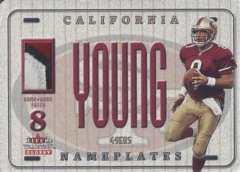 2001 Fleer Tradition Glossy - Nameplates #NNO Steve Young Front