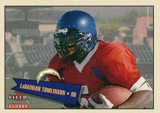 2001 Fleer Tradition Glossy - Rookie Minis #414 LaDainian Tomlinson Front