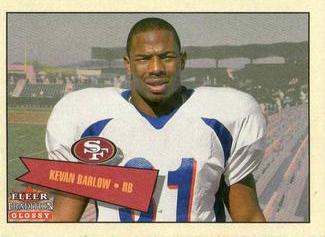 2001 Fleer Tradition Glossy - Rookie Minis #423 Kevan Barlow Front