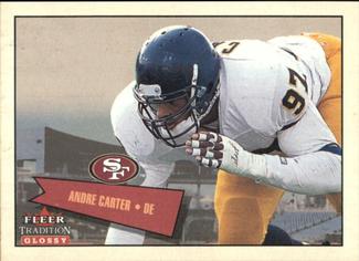 2001 Fleer Tradition Glossy - Rookie Minis #441 Andre Carter Front