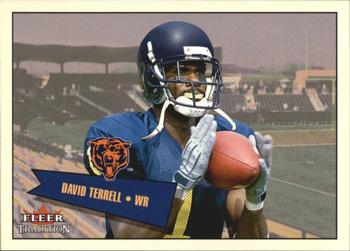 2001 Fleer Tradition Glossy - Rookie Stickers #404 David Terrell Front