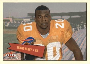 2001 Fleer Tradition Glossy - Rookie Stickers #412 Travis Henry Front