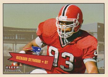 2001 Fleer Tradition Glossy - Rookie Stickers #425 Richard Seymour Front