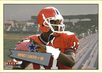 2001 Fleer Tradition Glossy - Rookie Stickers #445 Quincy Carter Front