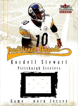 2001 Fleer Tradition Glossy - Traditional Threads #NNO Kordell Stewart Front