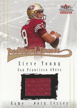 2001 Fleer Tradition Glossy - Traditional Threads #NNO Steve Young Front