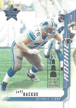 2001 Leaf Rookies & Stars - Chicago Collection #194 Jeff Backus Front