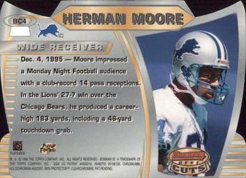 1996 Bowman's Best - Best Cuts #BC4 Herman Moore Back