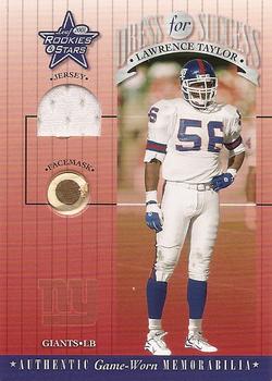 2001 Leaf Rookies & Stars - Dress For Success #DFS-5 Lawrence Taylor Front