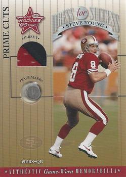 2001 Leaf Rookies & Stars - Dress For Success Prime Cuts #DFS-21 Steve Young Front