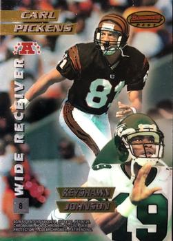 1996 Bowman's Best - Mirror Images #8 Cris Carter / Curtis Conway / Carl Pickens / Keyshawn Johnson Back