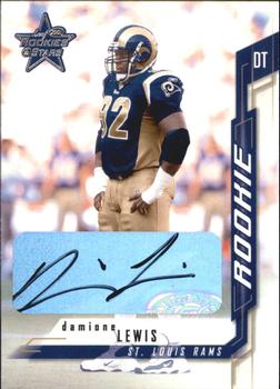 2001 Leaf Rookies & Stars - Rookie Autographs #276 Damione Lewis Front