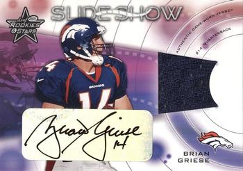 2001 Leaf Rookies & Stars - Slideshow Autographs #SS-3 Brian Griese Front