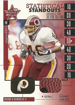 2001 Leaf Rookies & Stars - Statistical Standouts #SS-14 Stephen Davis Front
