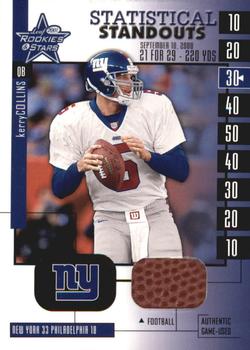 2001 Leaf Rookies & Stars - Statistical Standouts #SS-21 Kerry Collins Front