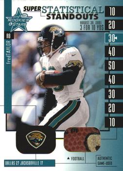 2001 Leaf Rookies & Stars - Statistical Standouts Supers #SS-12 Fred Taylor Front