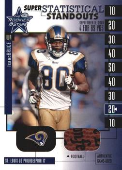 2001 Leaf Rookies & Stars - Statistical Standouts Supers #SS-17 Isaac Bruce Front