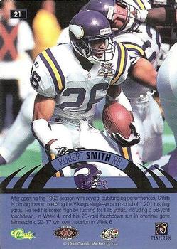 1996 Classic NFL Experience #21 Robert Smith Back