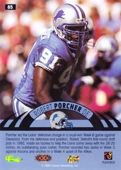 1996 Classic NFL Experience #85 Robert Porcher Back
