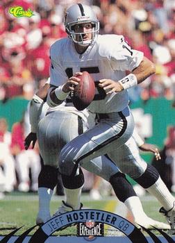 1996 Classic NFL Experience #9 Jeff Hostetler Front