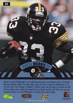 1996 Classic NFL Experience #23 Byron Morris Back