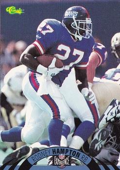 1996 Classic NFL Experience #26 Rodney Hampton Front