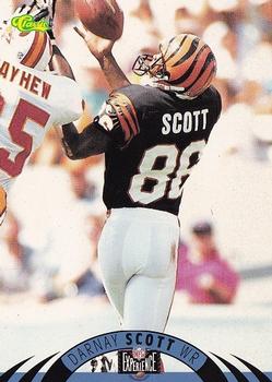 1996 Classic NFL Experience #55 Darnay Scott Front