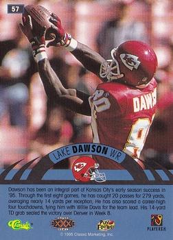 1996 Classic NFL Experience #57 Lake Dawson Back