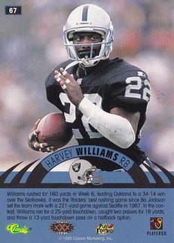 1996 Classic NFL Experience #67 Harvey Williams Back