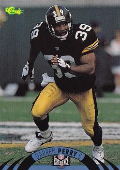 1996 Classic NFL Experience #68 Darren Perry Front
