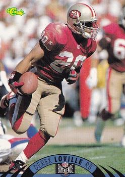 1996 Classic NFL Experience #70 Derek Loville Front