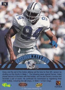 1996 Classic NFL Experience #74 Charles Haley Back