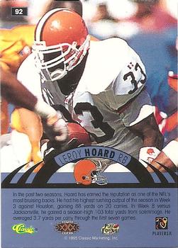 1996 Classic NFL Experience #92 Leroy Hoard Back