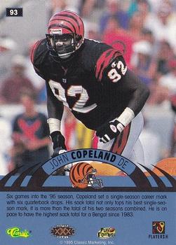 1996 Classic NFL Experience #93 John Copeland Back