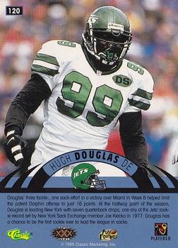 1996 Classic NFL Experience #120 Hugh Douglas Back
