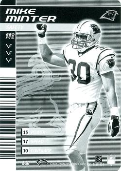 2001 NFL Showdown 1st Edition - Monochrome #066 Mike Minter Front