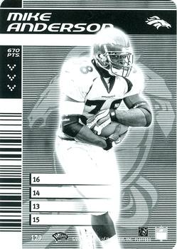 2001 NFL Showdown 1st Edition - Monochrome #129 Mike Anderson Front