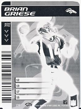 2001 NFL Showdown 1st Edition - Monochrome #133 Brian Griese Front