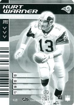 2001 NFL Showdown 1st Edition - Monochrome #412 Kurt Warner Front