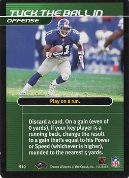 2001 NFL Showdown 1st Edition - Strategy #S10 Tuck the Ball In Front