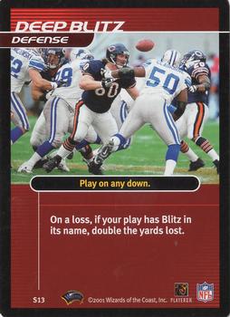 2001 NFL Showdown 1st Edition - Strategy #S13 Deep Blitz Front