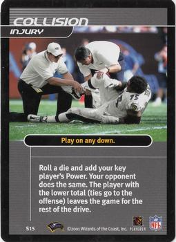 2001 NFL Showdown 1st Edition - Strategy #S15 Collision Front