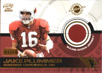 2001 Pacific - Game Gear #2 Jake Plummer Front