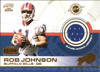 2001 Pacific - Game Gear #4 Rob Johnson Front