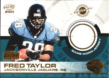 2001 Pacific - Game Gear #10 Fred Taylor Front