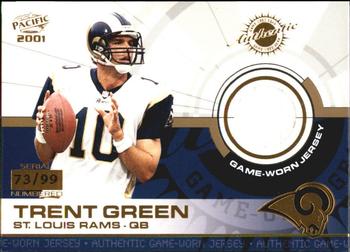 2001 Pacific - Game Gear #12 Trent Green Front
